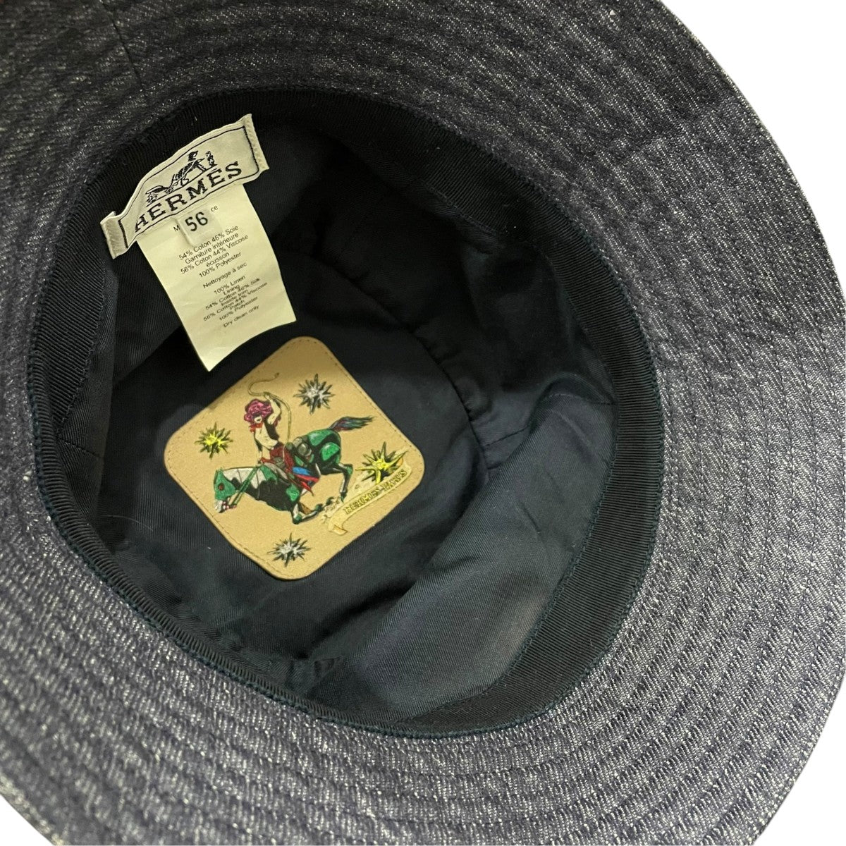 HERMES バケットハット 古着・中古-4枚目のアイテム画像