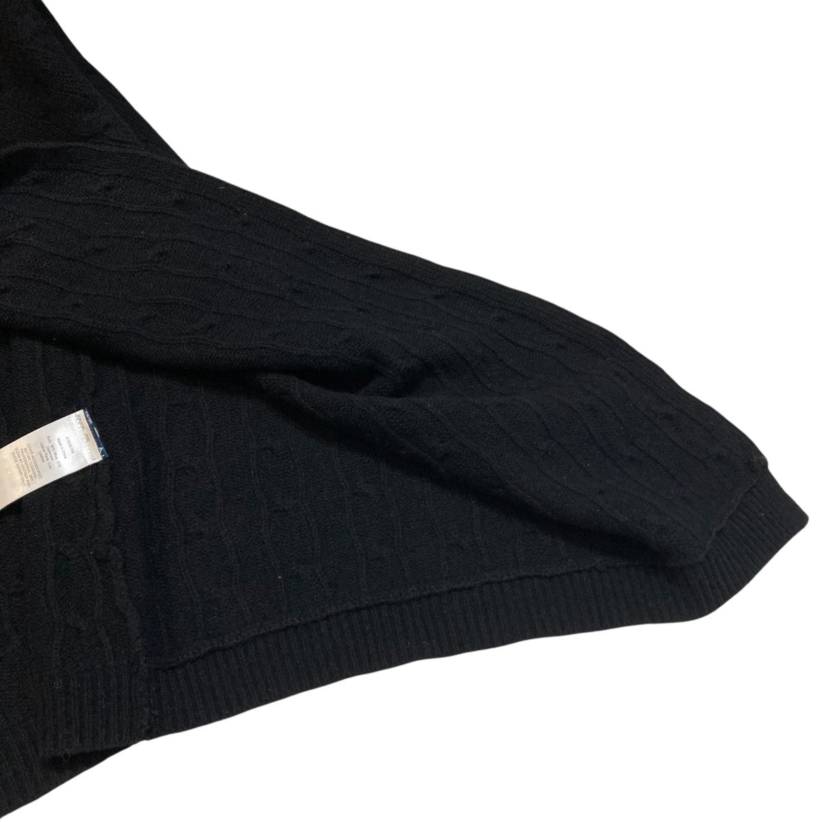 POLO RALPH LAUREN 変形ケーブルニットラップカーディガン薄手カーディガン 古着・中古-5枚目のアイテム画像