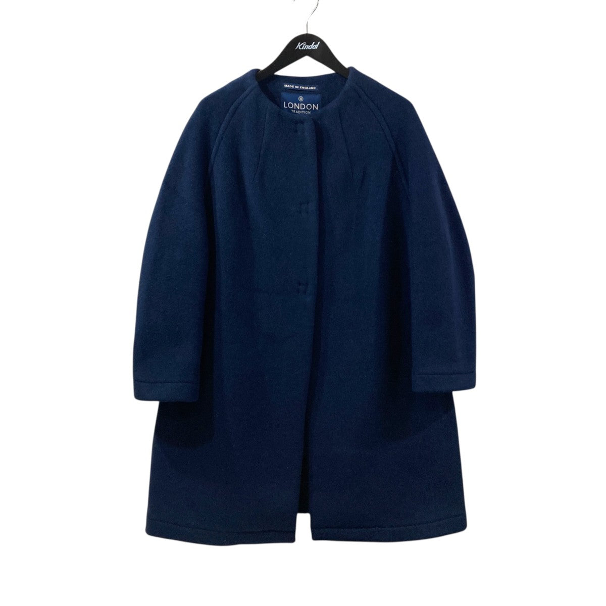 LONDON Tradition ノーカラーコート 古着・中古-1枚目のアイテム画像