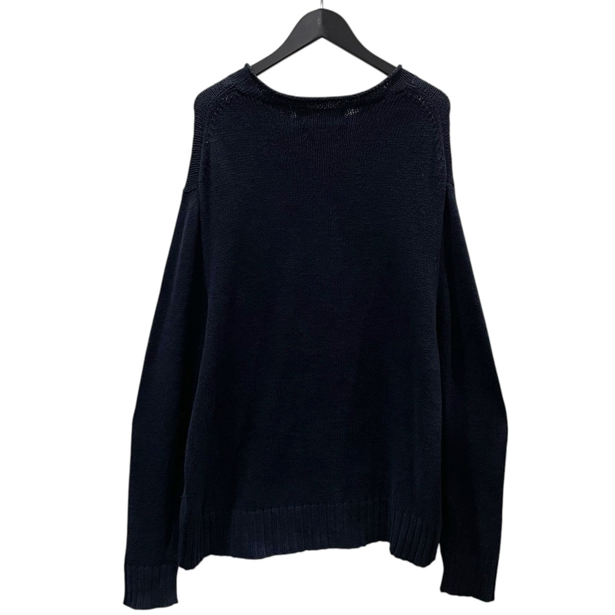 POLO RALPH LAUREN 90s フラッグコットンリネンシルクセーター Flag Cotton-Linen-Silk Sweater 古着・中古-2枚目のアイテム画像