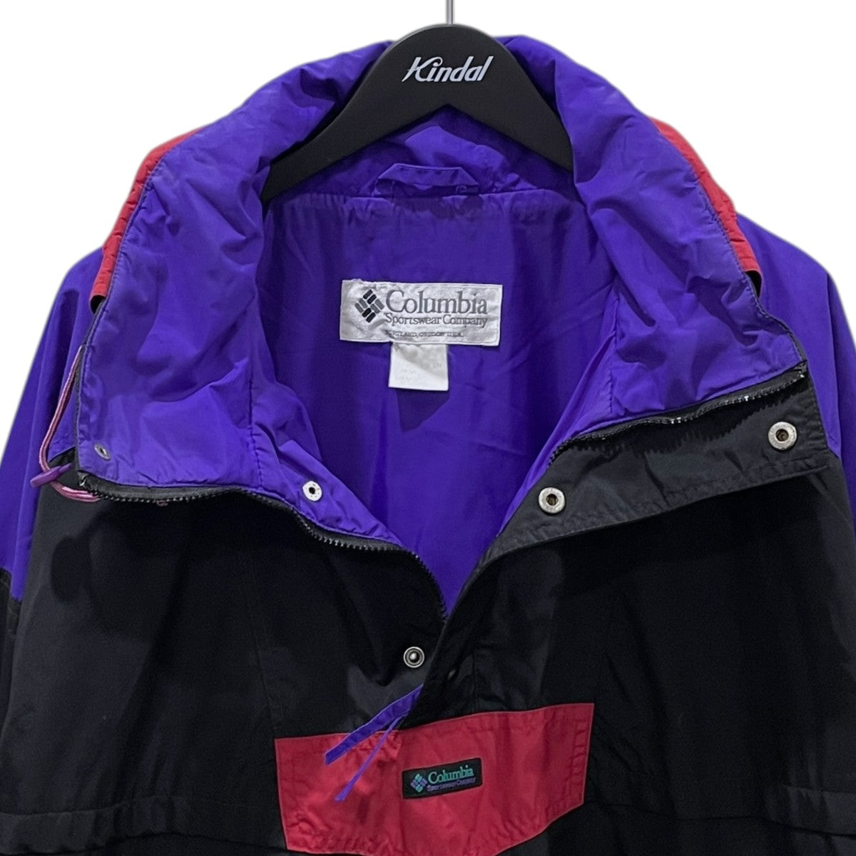 Columbia 90ｓ アノラックパーカー Colorblock Anorak Jacket カラーブロックアノラックジャケット SM 3140 古着・中古-3枚目のアイテム画像