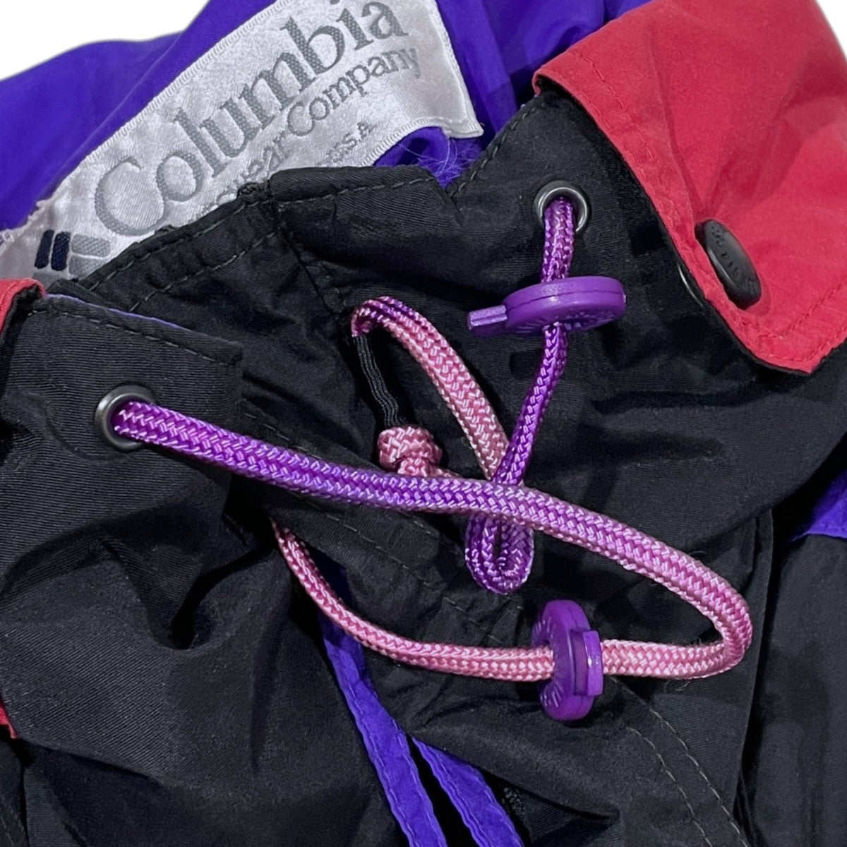 Columbia 90ｓ アノラックパーカー Colorblock Anorak Jacket カラーブロックアノラックジャケット SM 3140 古着・中古-8枚目のアイテム画像