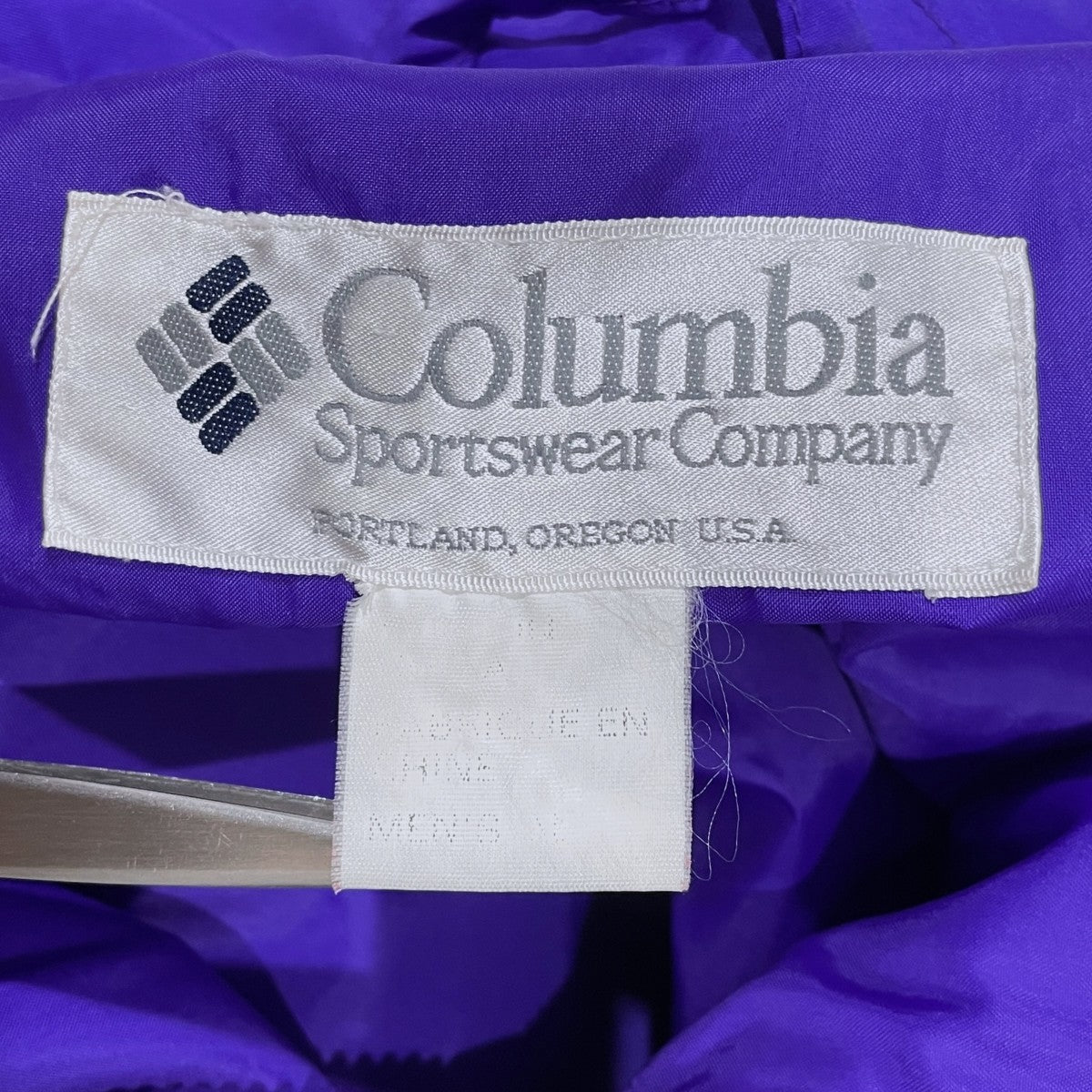 Columbia 90ｓ アノラックパーカー Colorblock Anorak Jacket カラーブロックアノラックジャケット SM 3140 古着・中古-9枚目のアイテム画像