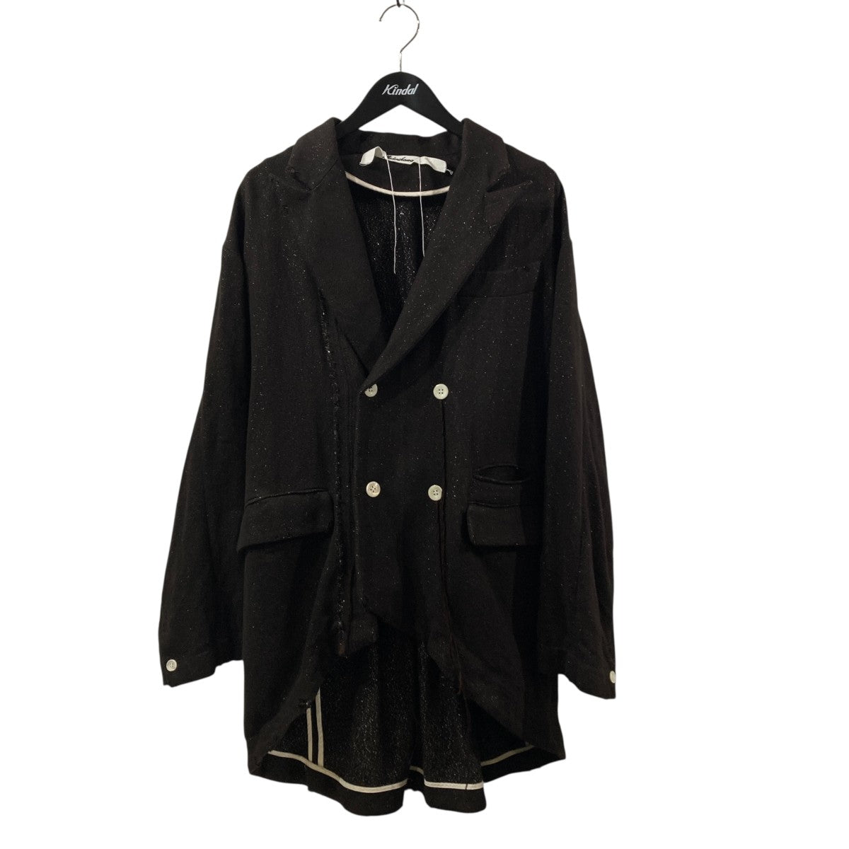 Midorikawa GLITTER NEL DAMAGE COATジャケットMID24AW-JK01 古着・中古-1枚目のアイテム画像