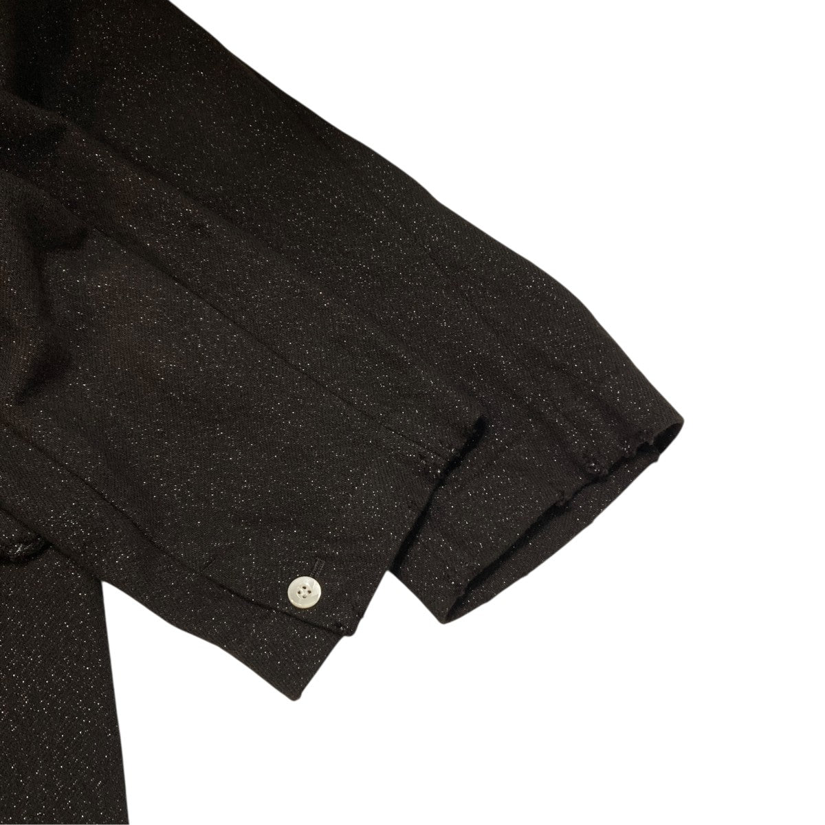 Midorikawa GLITTER NEL DAMAGE COATジャケットMID24AW-JK01 古着・中古-4枚目のアイテム画像