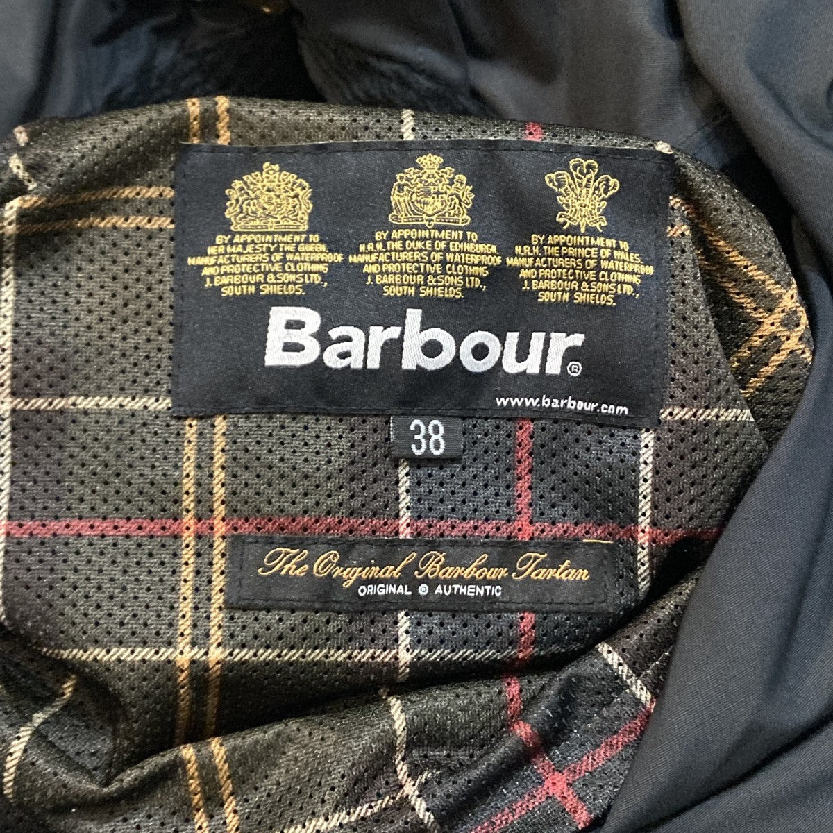 Barbour ジャケット1901110 古着・中古-8枚目のアイテム画像