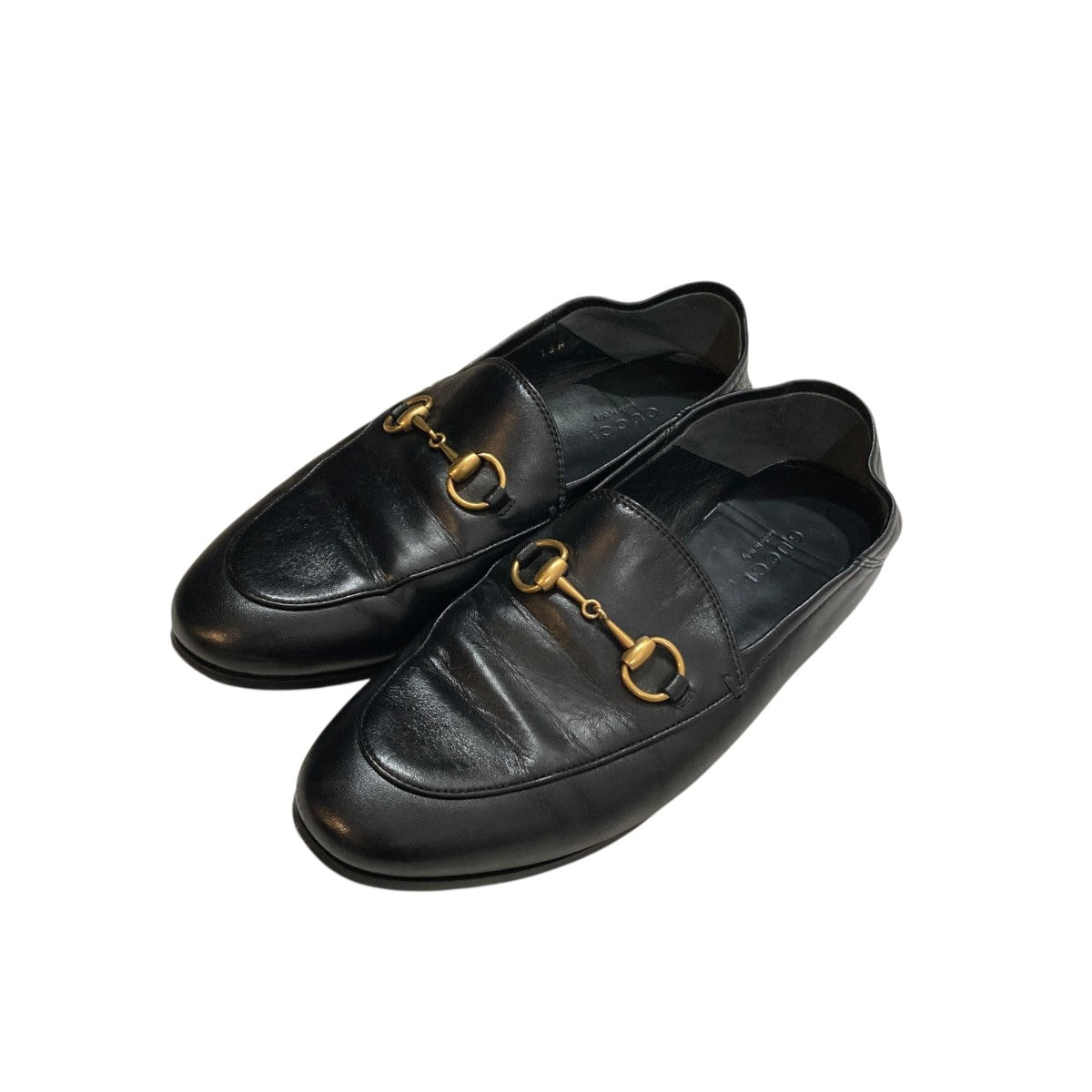 GUCCI ブリクストン レザー ホースビット ローファースリッポン414998