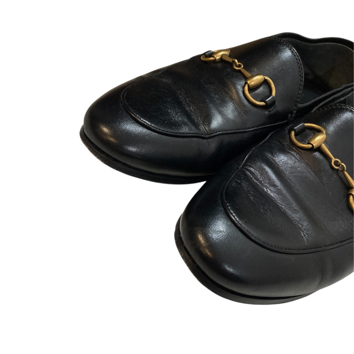 GUCCI ブリクストン レザー ホースビット ローファースリッポン414998