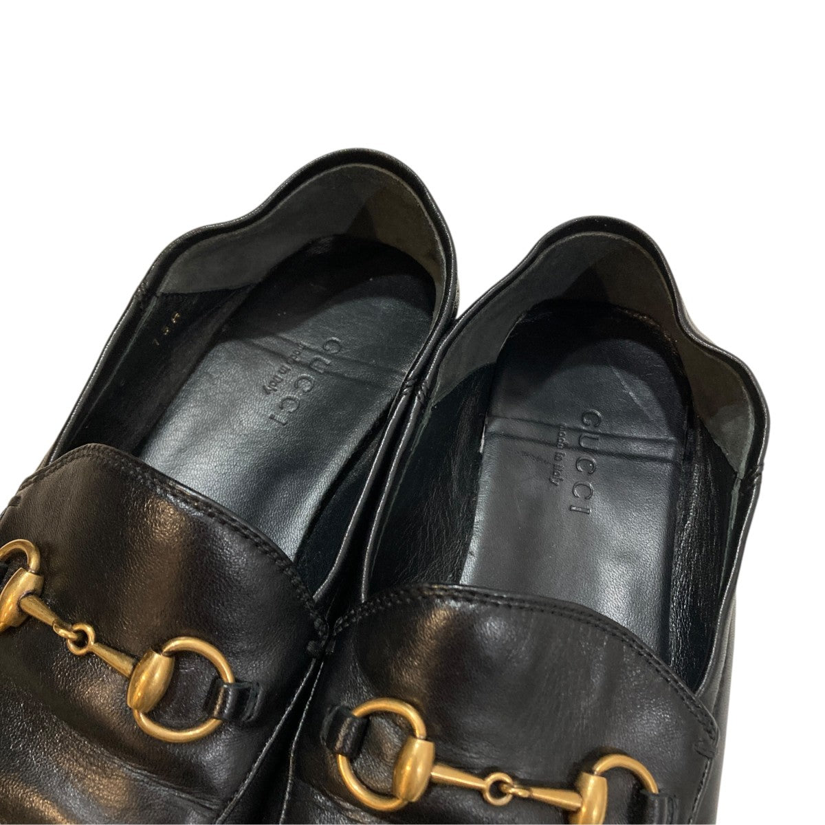 GUCCI ブリクストン レザー ホースビット ローファースリッポン414998
