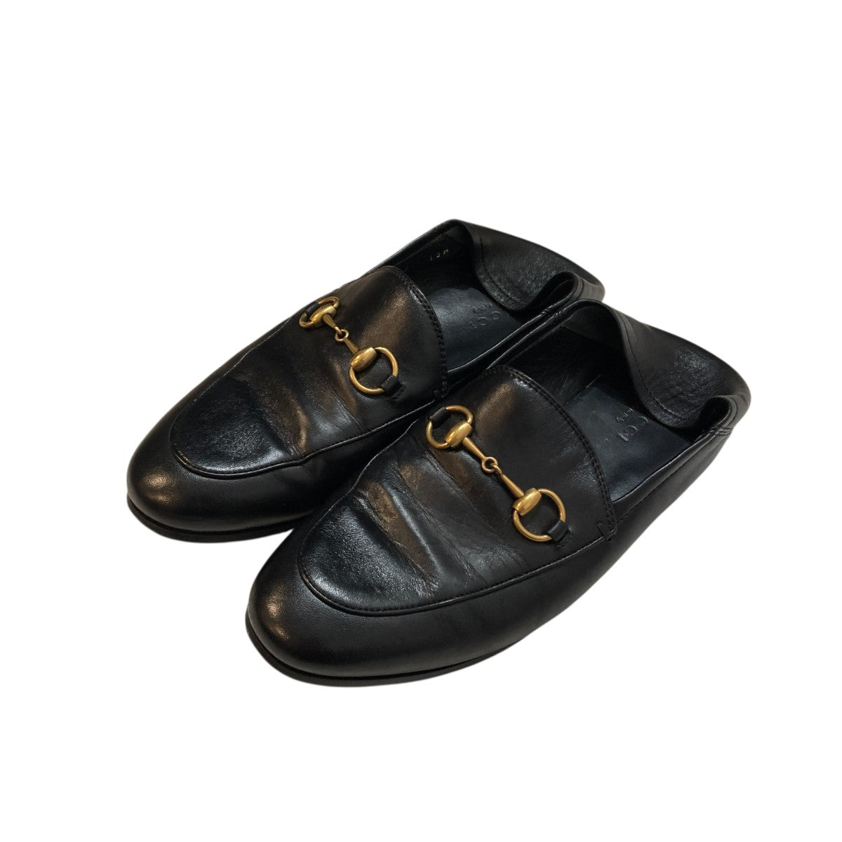 GUCCI ブリクストン レザー ホースビット ローファースリッポン414998