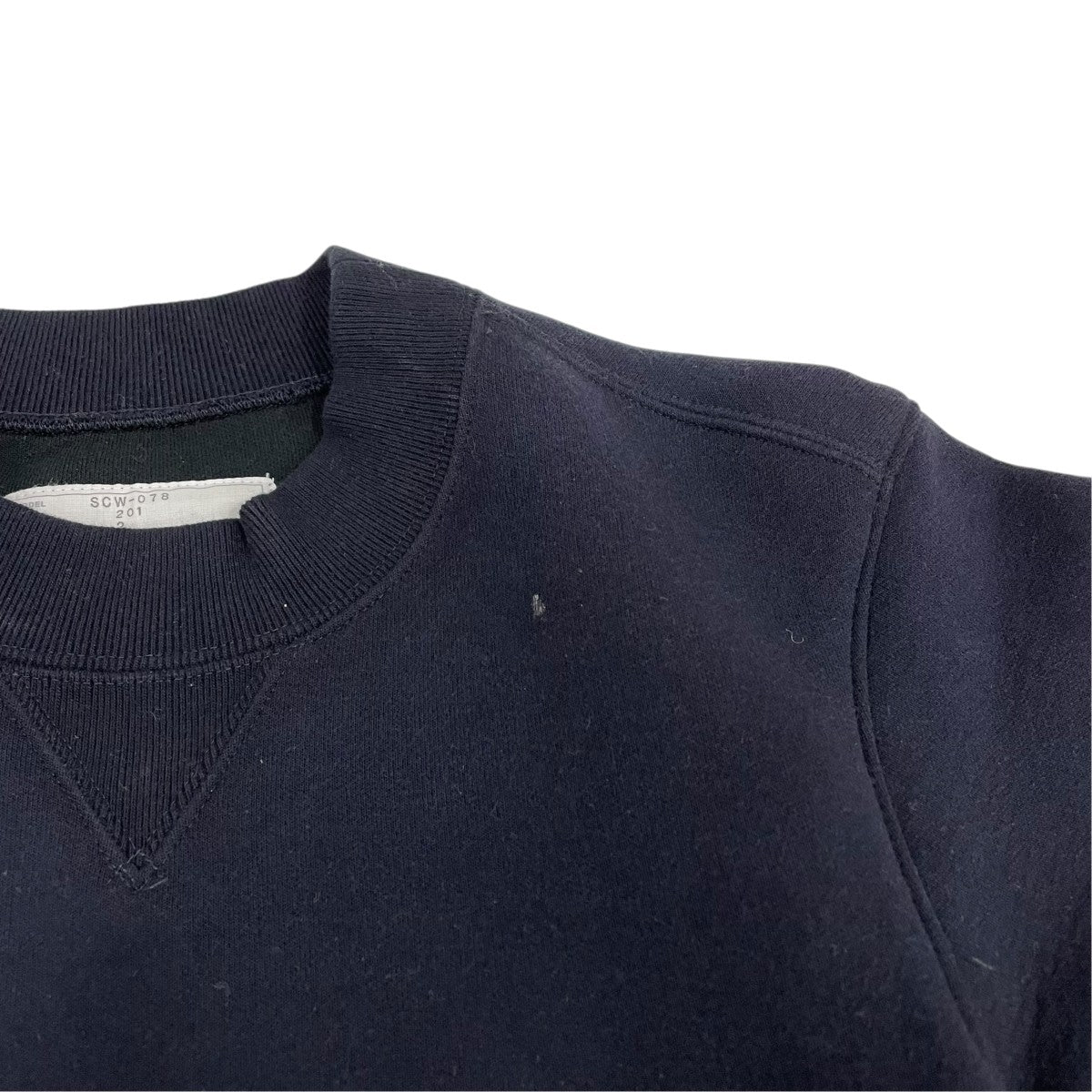 sacai Spomge Sweat MA-1 Dress長袖ワンピースSCW-018 古着・中古-6枚目のアイテム画像