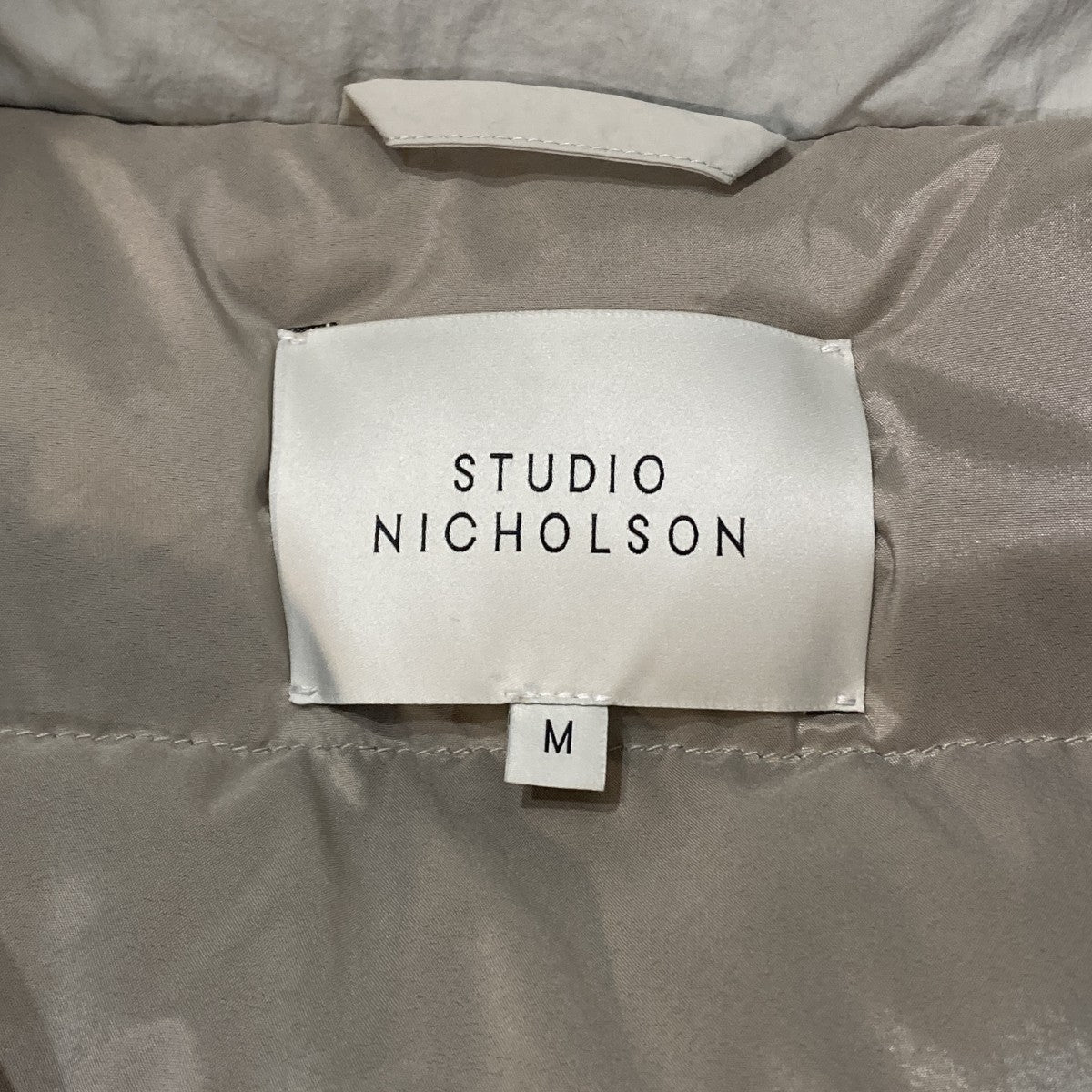 STUDIO NICHOLSON DOWNPADDED VESTダウンベスト51-10-432009 古着・中古-8枚目のアイテム画像