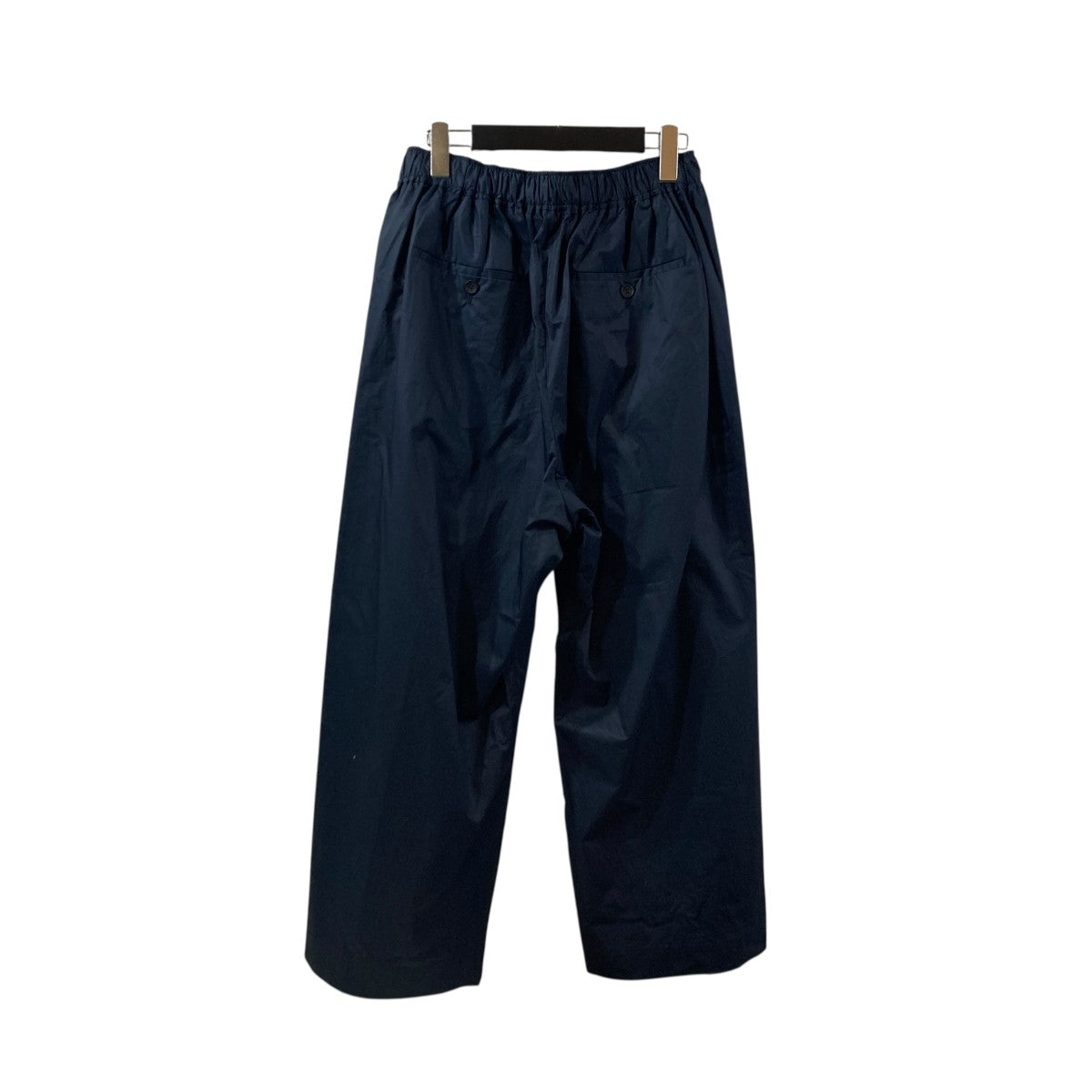 POSTELEGANT High Count Cotton Twill Extra Wide TrousersパンツPT25S0010 古着・中古-2枚目のアイテム画像