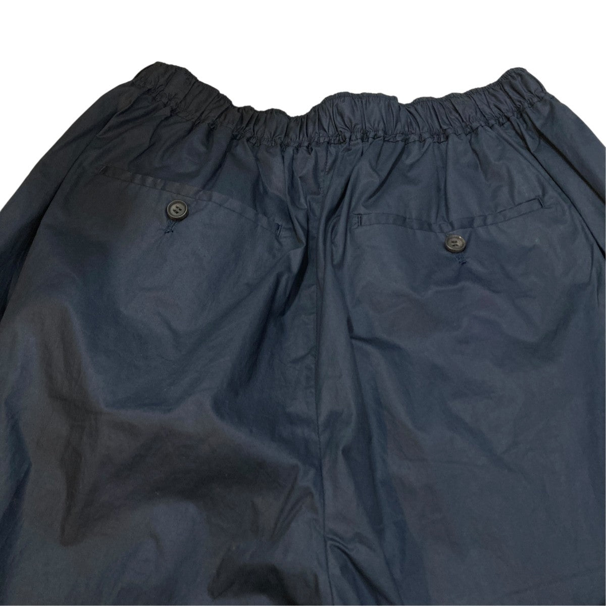 POSTELEGANT High Count Cotton Twill Extra Wide TrousersパンツPT25S0010 古着・中古-6枚目のアイテム画像