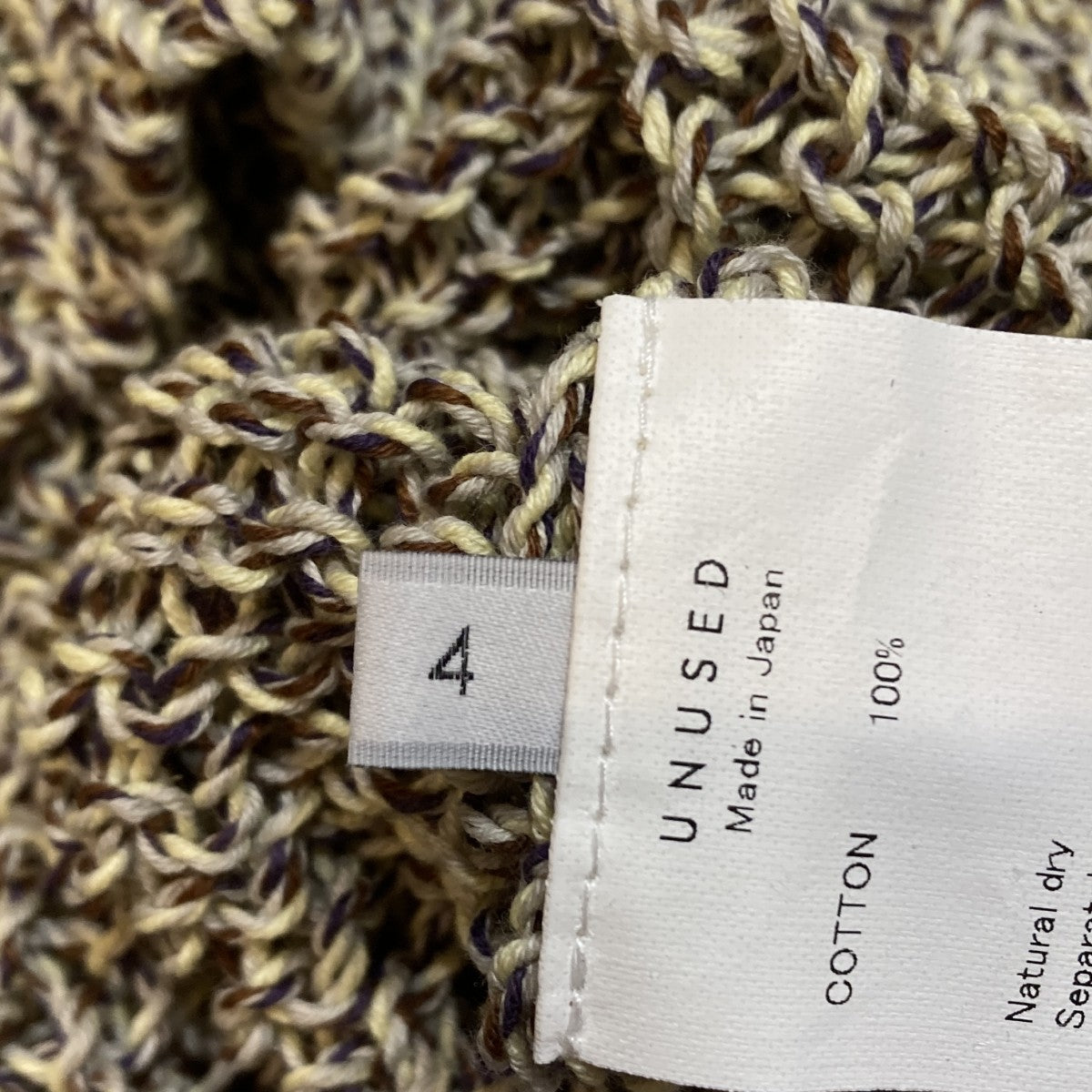 26SSDROP KNITコットンニットプルオーバーUS2556