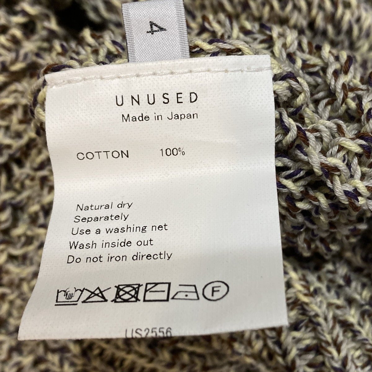 26SSDROP KNITコットンニットプルオーバーUS2556
