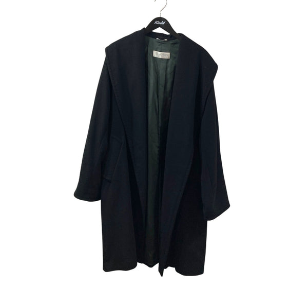 MaxMara(マックスマーラ) ショールカラーコート ブラック サイズ 40