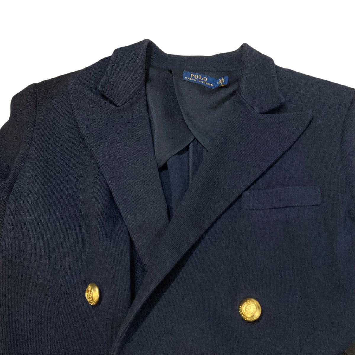 POLO RALPH LAUREN ニット ダブルブレステッド ブレザーニットジャケットWMPOOTWN5V20207 古着・中古-3枚目のアイテム画像