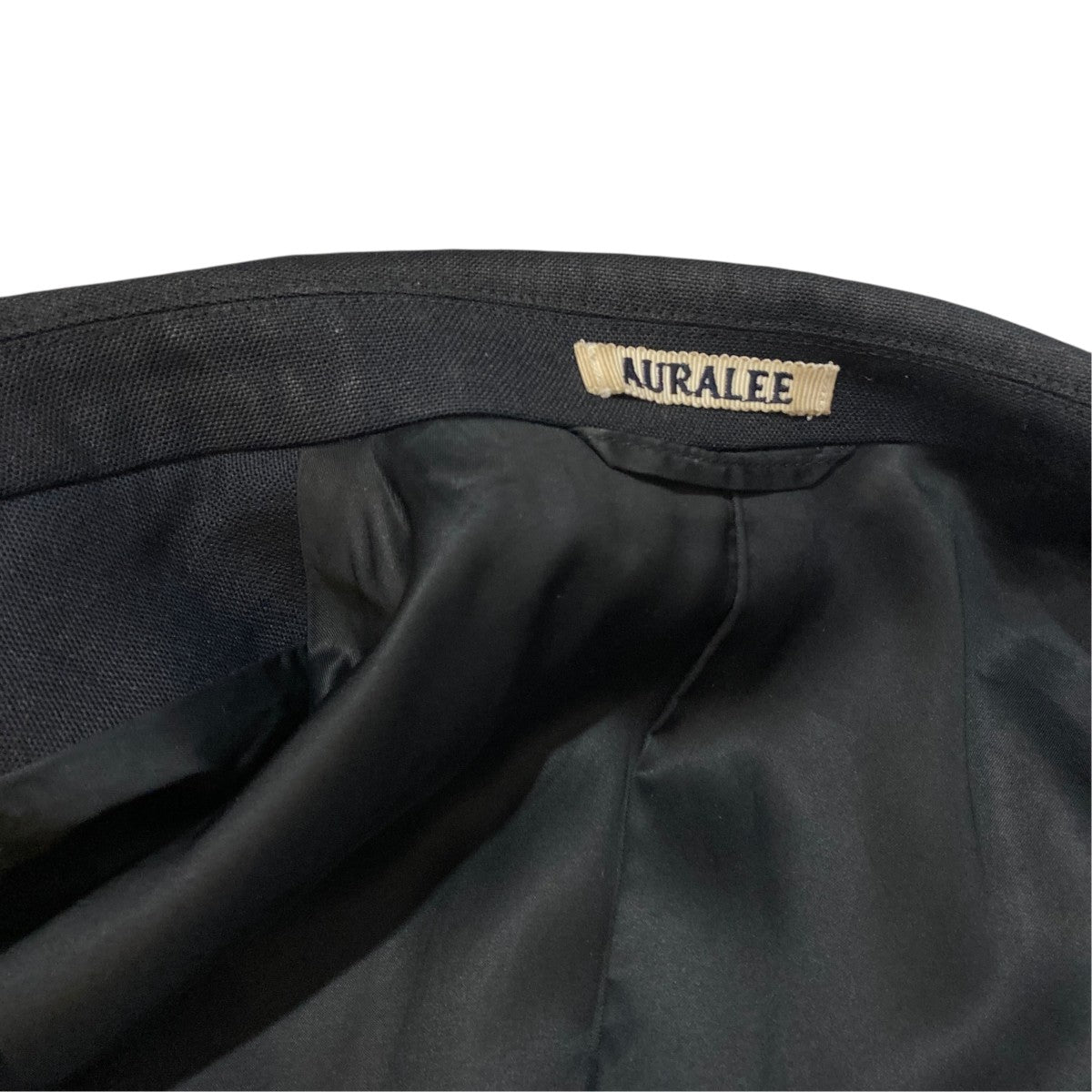 AURALEE WOOL KID MOHAIR HOP JACKETテーラードジャケットA25SJ01MH 古着・中古-4枚目のアイテム画像