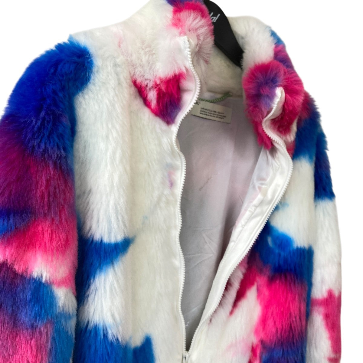 OFFWHITE 19AWFake Fur Zip AnorakフェイクファージップアノラックOMEA186E19E20002 古着・中古-3枚目のアイテム画像