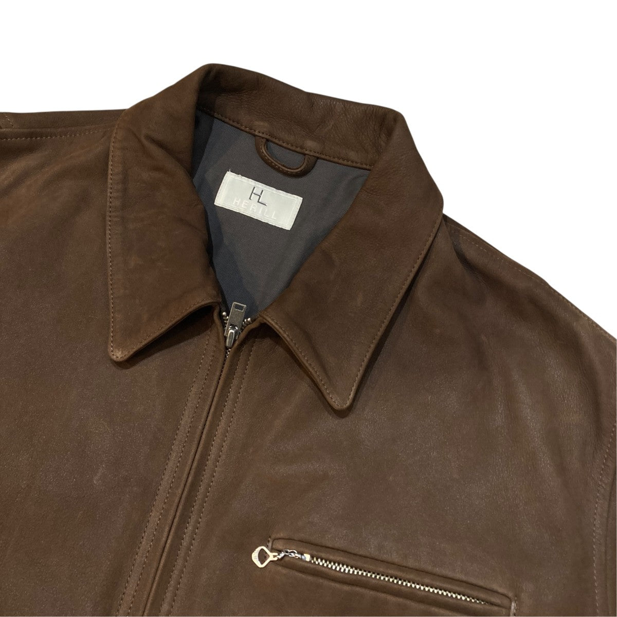 HERILL Cownubuck Jacketレザージャケット25-011-HL-8140-30 古着・中古-3枚目のアイテム画像