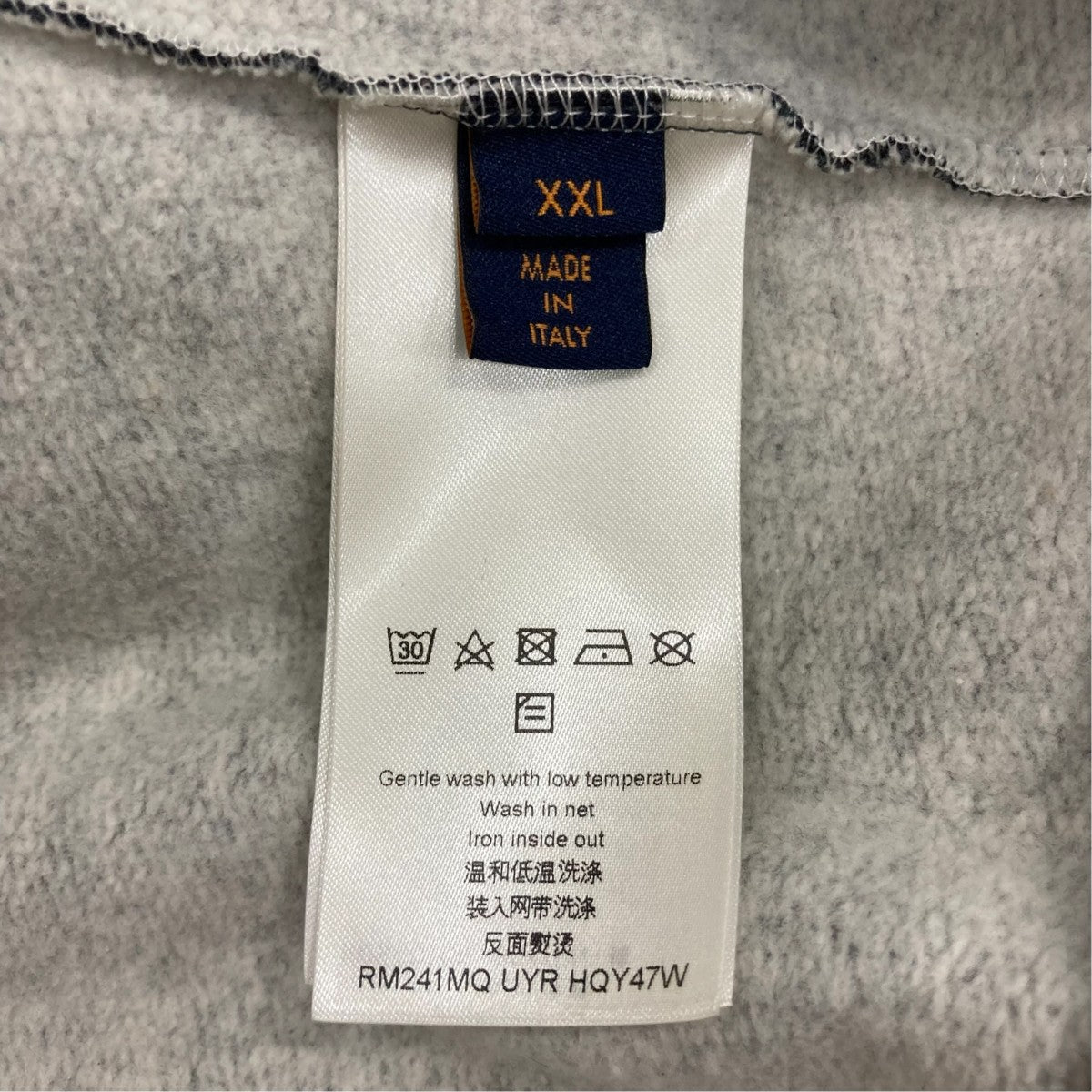 LOUIS VUITTON シグネチャーグラフィティロゴフーディスウェットパーカーRM241MQ UYR HQY47W 古着・中古-6枚目のアイテム画像