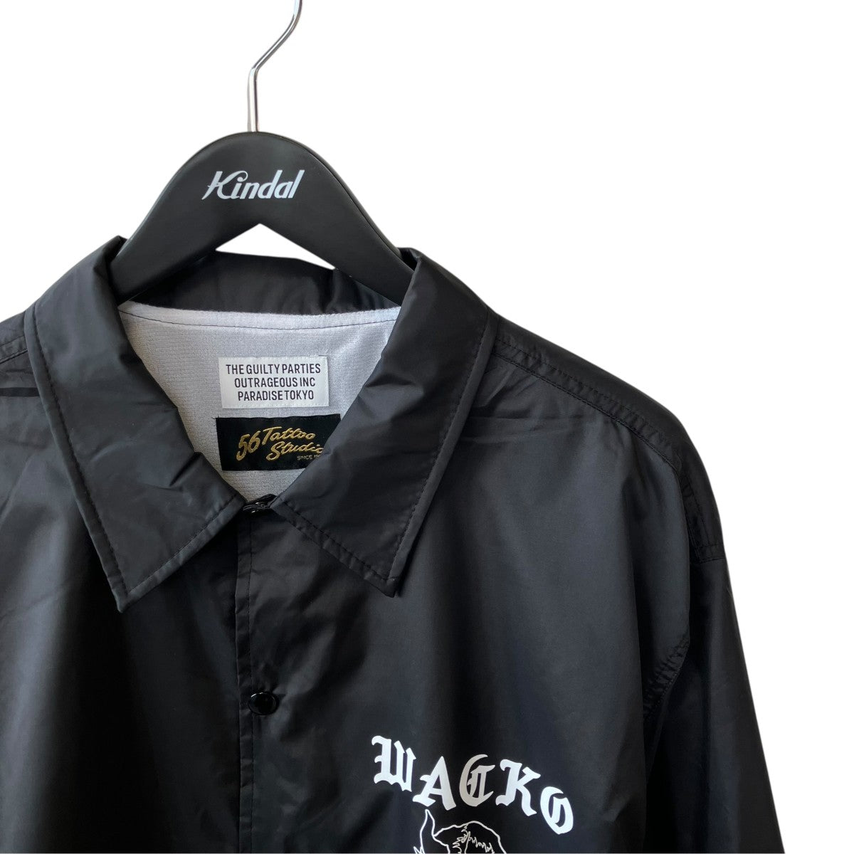 WACKO MARIA×56TATTOO STUDIO コーチジャケット 古着・中古-3枚目のアイテム画像