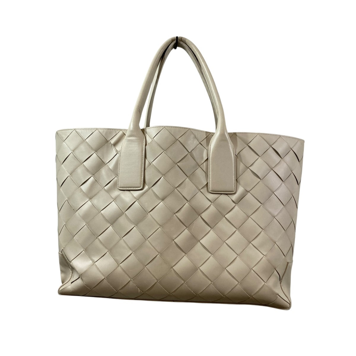 BOTTEGA VENETA マキシ イントレチャート トートバッグトートバッグ 古着・中古-2枚目のアイテム画像