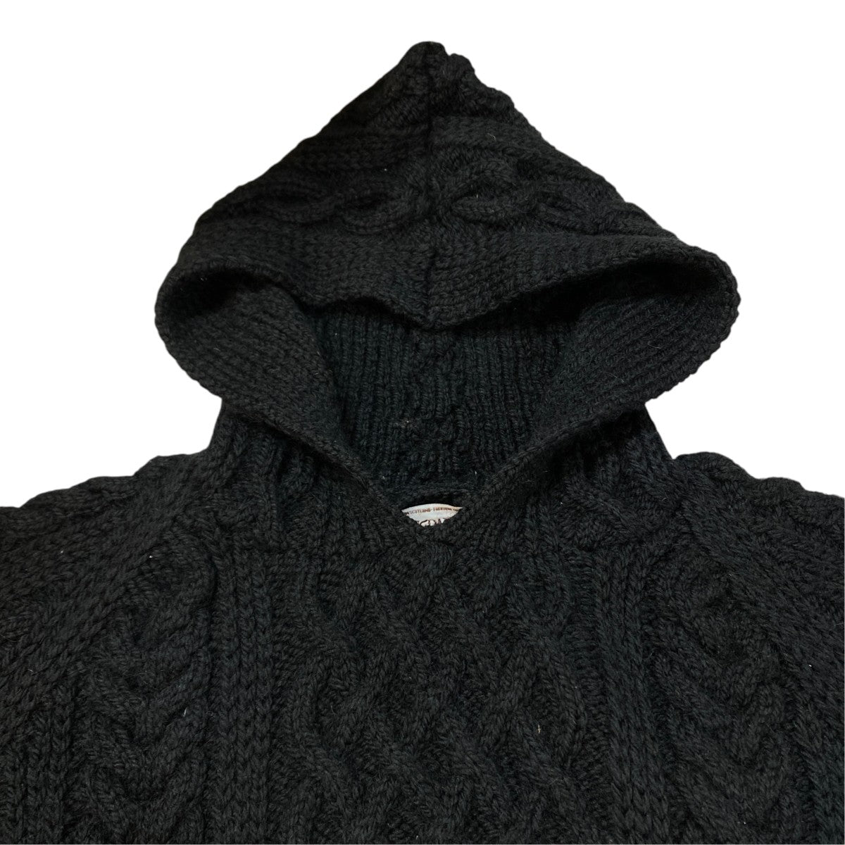 INVERALLAN 厚手ニットパーカー 古着・中古-3枚目のアイテム画像
