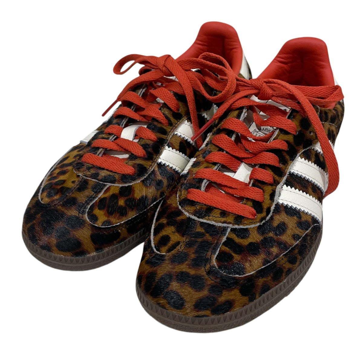 adidas 25AW レオパード柄ハラコスニーカー SAMBA OG W サンバ オージー ダブリュー JI2734 古着・中古-1枚目のアイテム画像