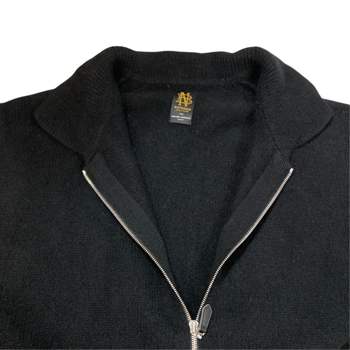 BATONER×UNITED ARROWS ジップカーディガンBN-23FM-085 古着・中古-4枚目のアイテム画像