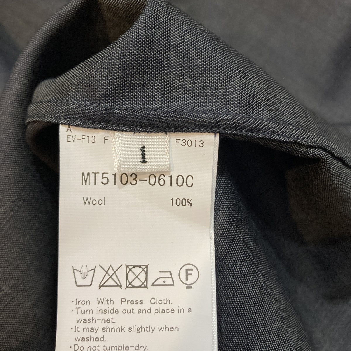 MAATEE＆SONS WORK SHIRTS（H Wool Work Shirt）長袖シャツMT5103-0610C 古着・中古-5枚目のアイテム画像