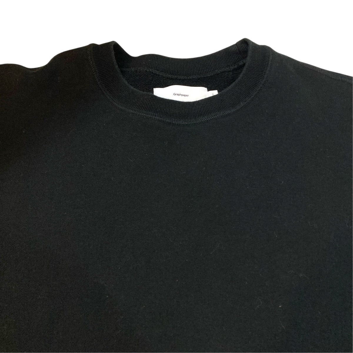 Graphpaper AZUMA Terry Crew Neck SweatスウェットGU251-70195B 古着・中古-3枚目のアイテム画像