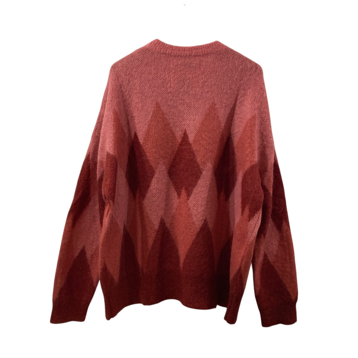 DAIRIKU Argyle Mohair Pullover Knit薄手ニット22AW K-3 古着・中古-2枚目のアイテム画像