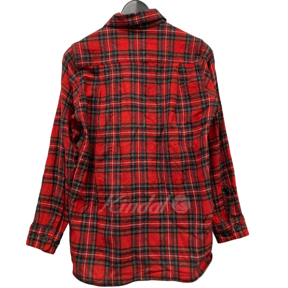 SAINT LAURENT PARIS サンローランパリ 16AW TARTAN PLAID COTTON L/S ...