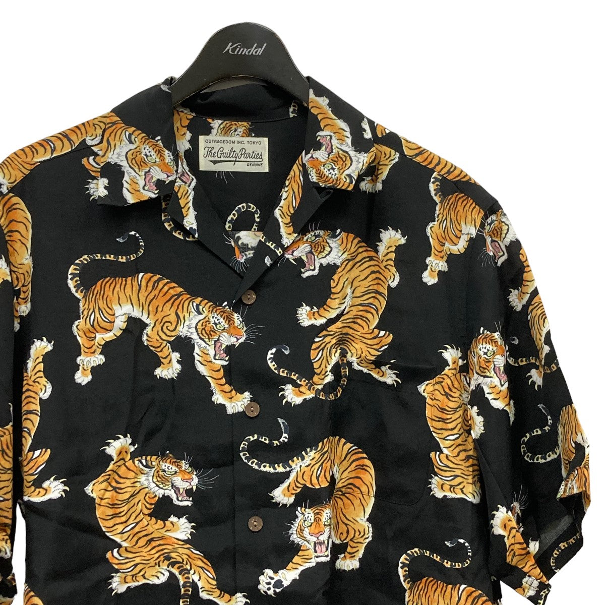 WACKO MARIA×TIM LEHI HAWAIIAN SHIRT虎柄アロハシャツ ブラック サイズ M｜【公式】カインドオルオンライン  ブランド古着・中古通販【kindal】