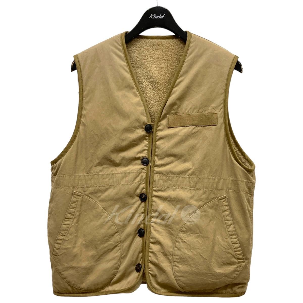 VISVIM(ビズビム) 23AW「RAWLY VEST」 リバーシブルムートンベスト 0123205013006