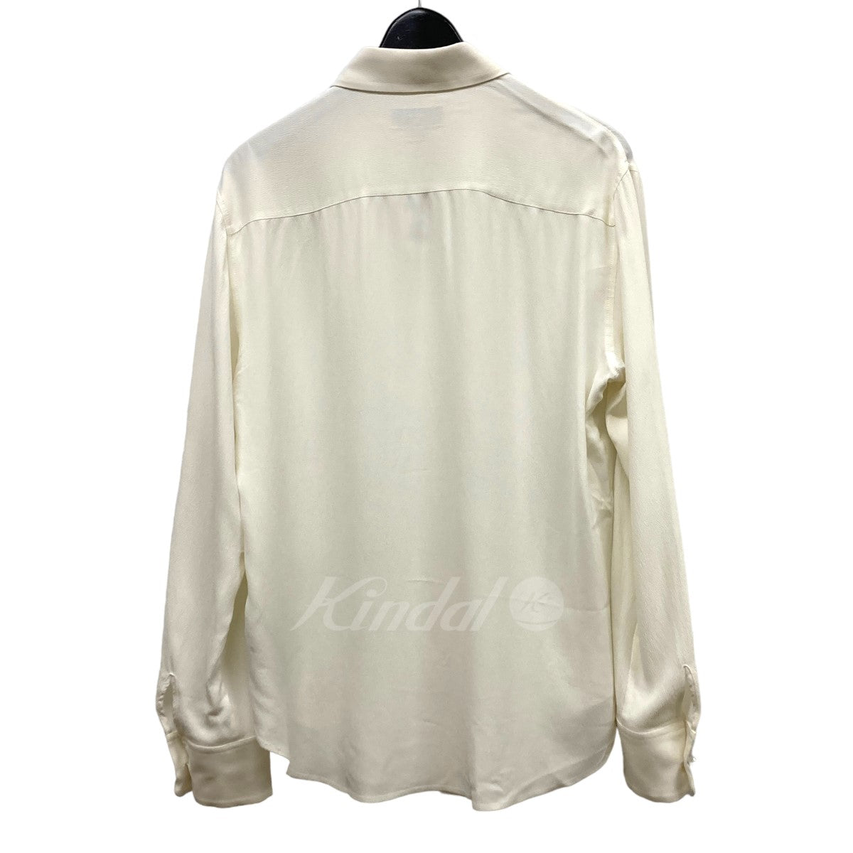 UNIFORM アセテートシルクパールボタンシャツ 8011378