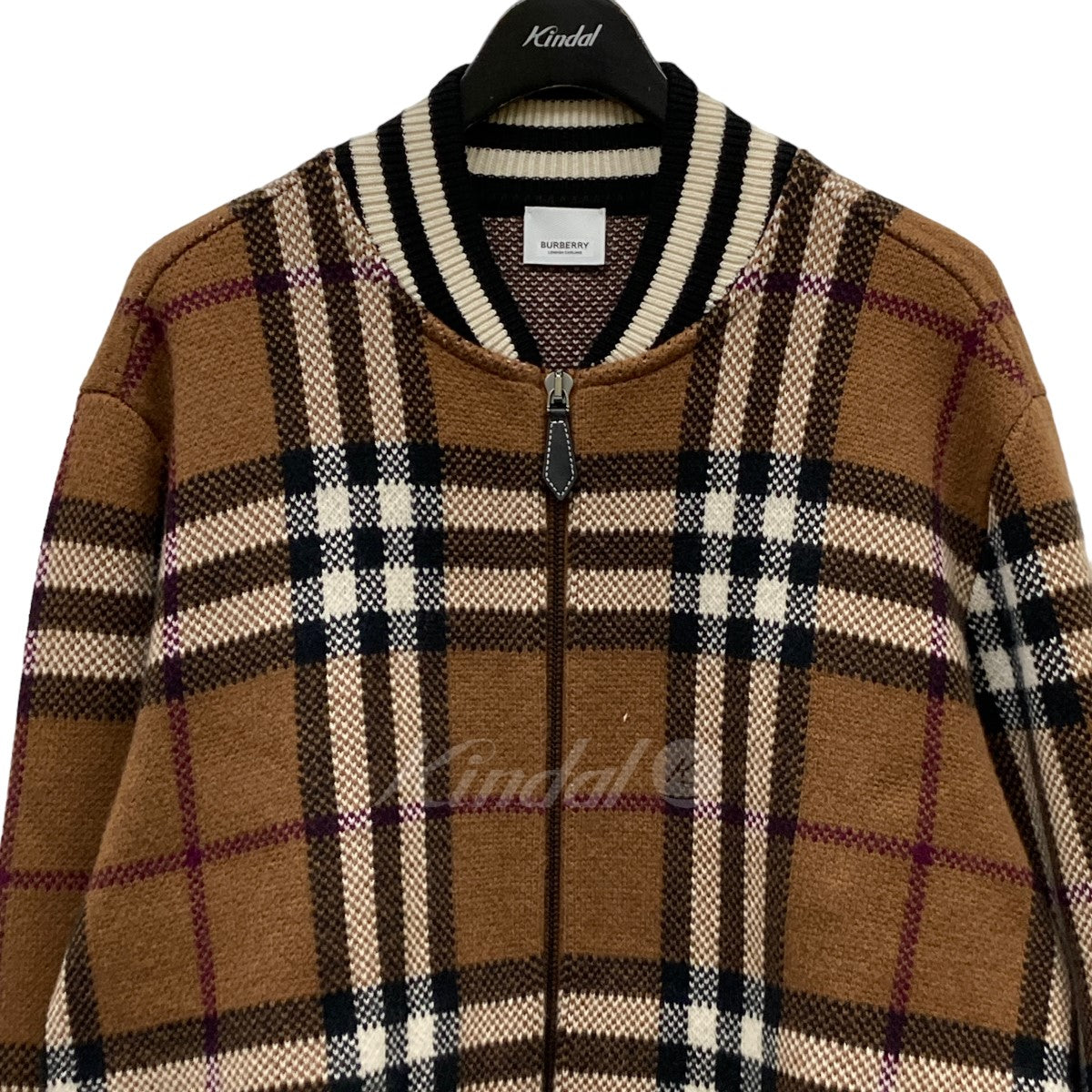 22AW 「Kennard」 タータンチェックカシミヤボンバージャケット 8050765