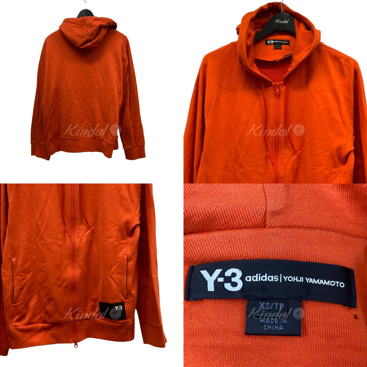 Y-3(ワイスリー) ｢M STACKED BADGE FULL-ZIP HOODIE｣ ジップパーカー FJ0439