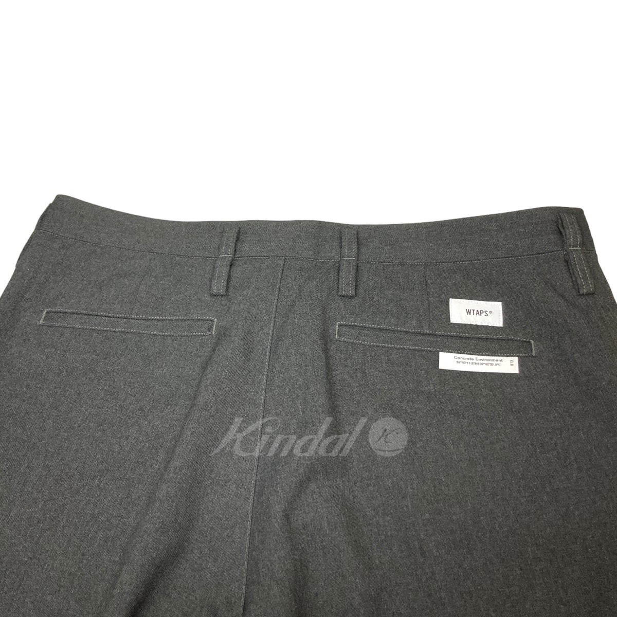 WTAPS(ダブルタップス) 2023SS「CREASE DL TROUSERS」スラックス 