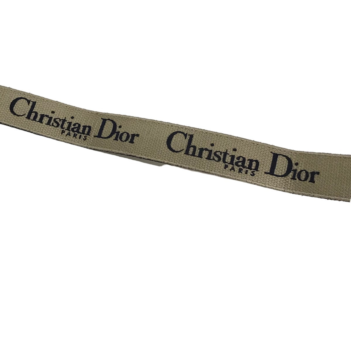 Christian Dior(クリスチャンディオール) エンブロイダリーキャンバスロゴベルト50-MA-02560 50-MA-02560 ネイビー  サイズ 80｜【公式】カインドオルオンライン ブランド古着・中古通販【kindal】