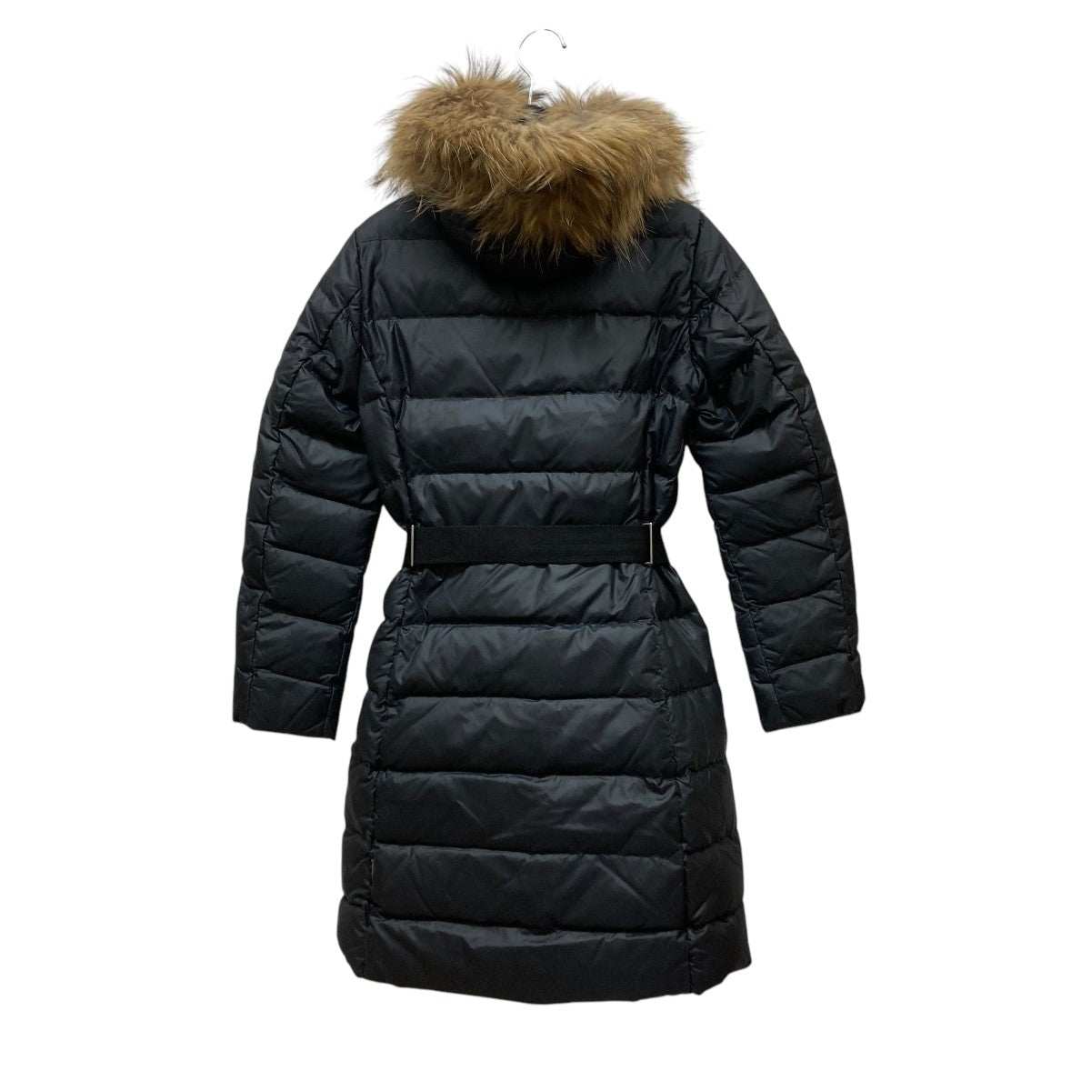 MONCLER(モンクレール) NANTES GIUBBOTTOベルト付きファーダウンコート020934934997 020934934997  ダークネイビー サイズ 00｜【公式】カインドオルオンライン ブランド古着・中古通販【kindal】