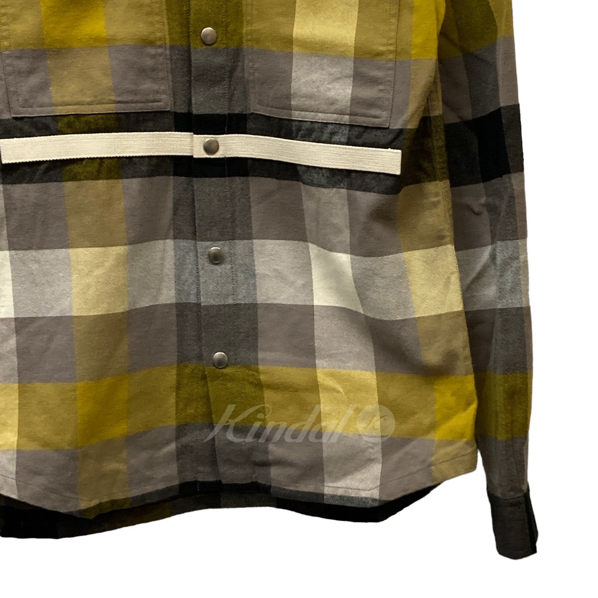 Rick Owens(リックオウエンス) チェックシャツ RU01B1729-CP