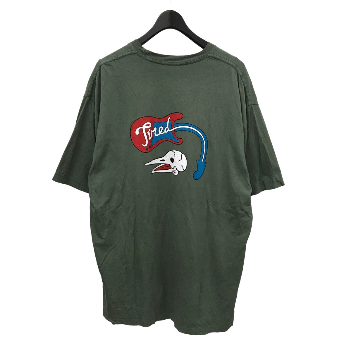 TIRED プリントTシャツ 古着・中古-2枚目のアイテム画像