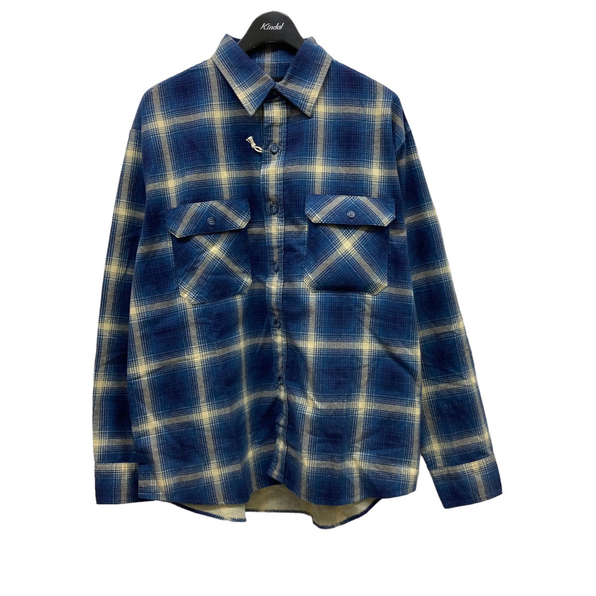 「OMBRE CHECK SHIRT」 チェックネルシャツ 23AW03BL3 3