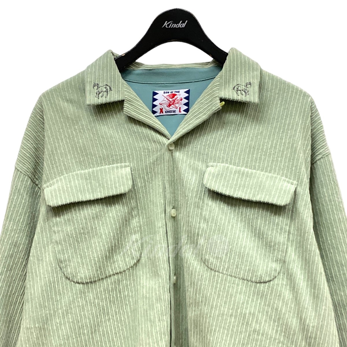 SON OF THE CHEESE(サノバチーズ) 22AW｢Horse Corduroy Shirts｣ ホース 