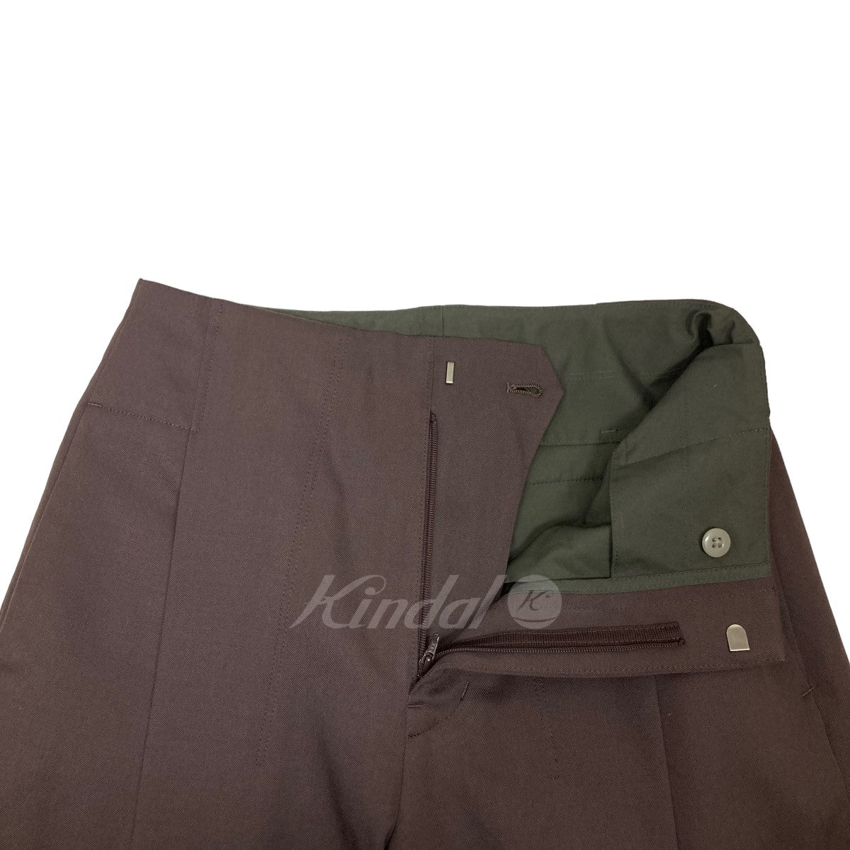 JoICEADDED(ジョイスアディッド) 21AW 「Deep Tuck Trousers」 タックスラックス J213PT02 J213PT02  パープル サイズ S｜【公式】カインドオルオンライン ブランド古着・中古通販【kindal】