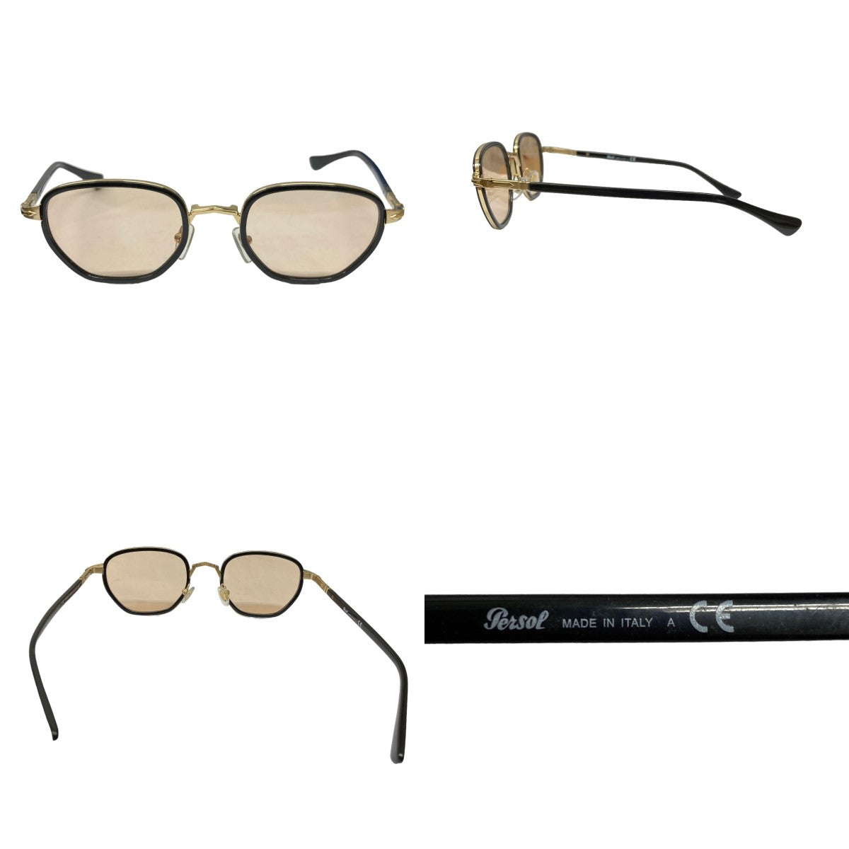 Persol(ペルソール) サングラス 2471-V 2471-V ブラック×ブラウンレンズ サイズ 48□28｜【公式】カインドオルオンライン  ブランド古着・中古通販【kindal】