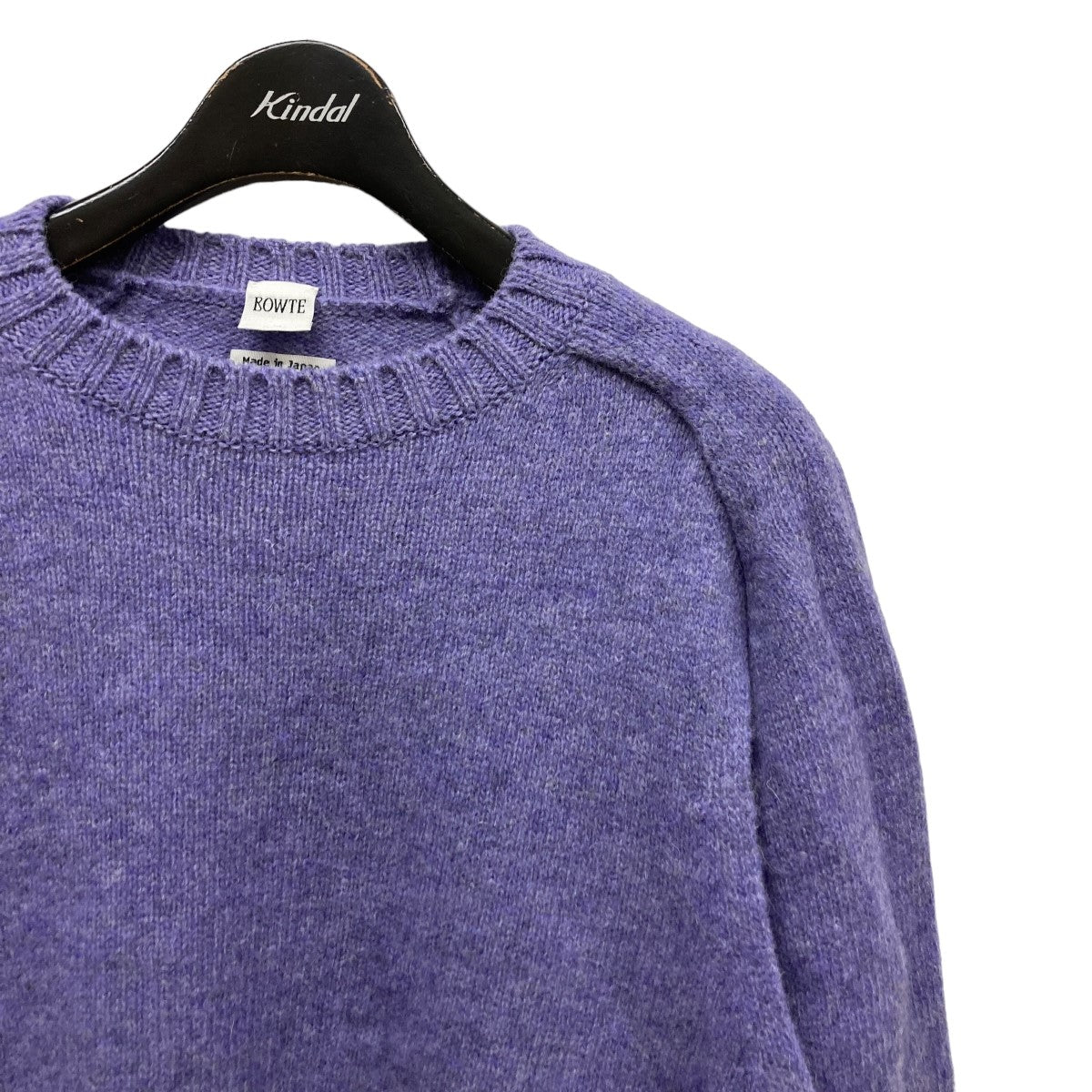 BOWTE(バウト) 5G SHETLAND TASTE CREW NECK デザインクルーネック 